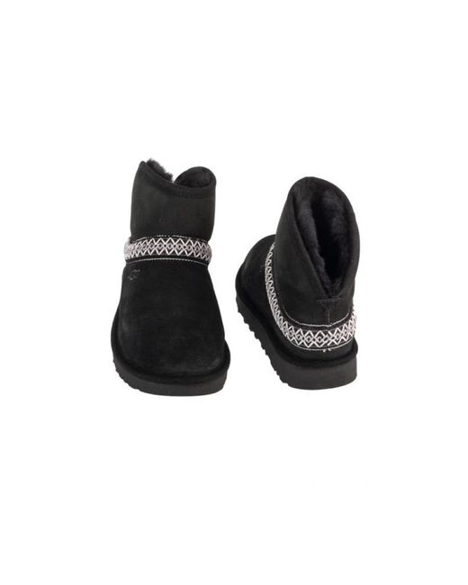 Ugg Black Classic Mini Crescent
