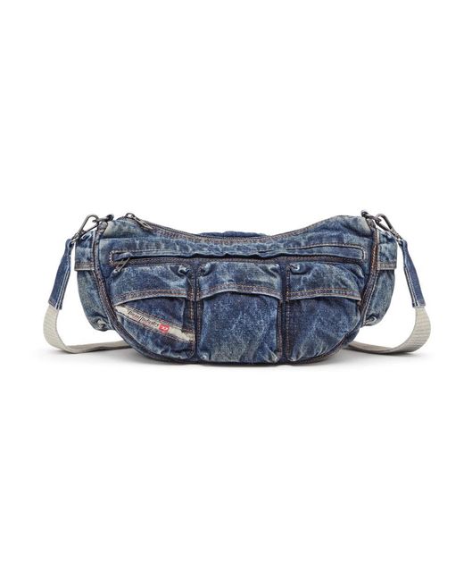 DIESEL Blue Shoulder Bags