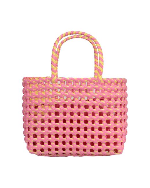 MSGM Pink Tote Bags