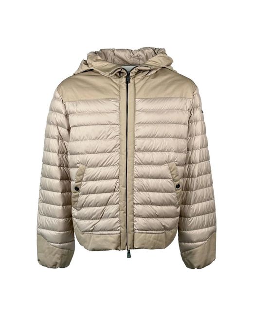 Add Jassen ,Polyester Quilted Down Jacket in het Natural voor heren