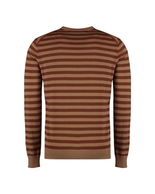 Malo Brown Cashmere Knitwear for men