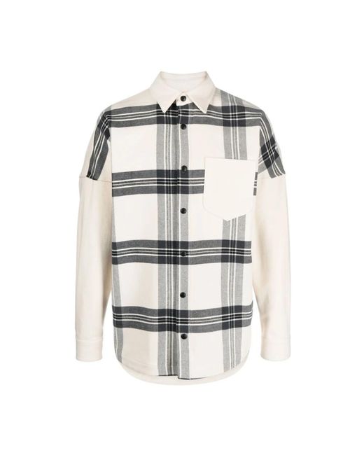Palm Angels Metallic Casual Shirts for men