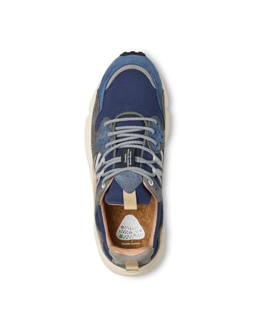 Flower Mountain Blue Sneakers for men