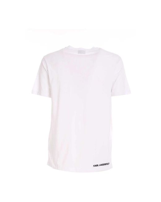 Karl Lagerfeld White T-Shirts for men