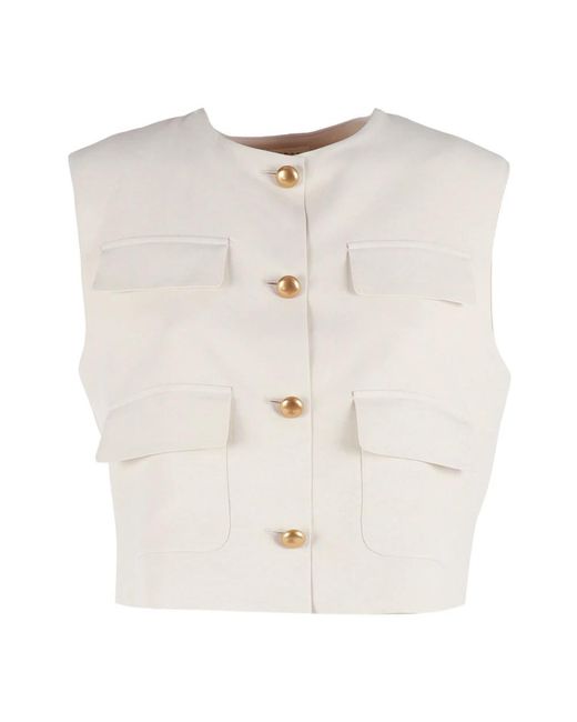 Vests P.A.R.O.S.H. de color White