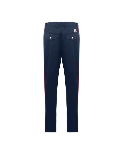 Moncler Blue Slim-Fit Trousers for men