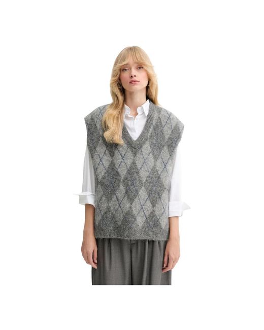 Gestuz Sasi Vest in het Gray