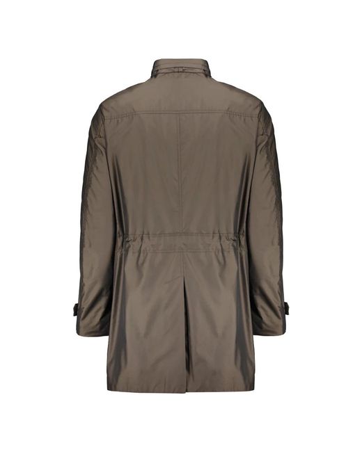 Moorer Brown Double-Breasted Coats for men