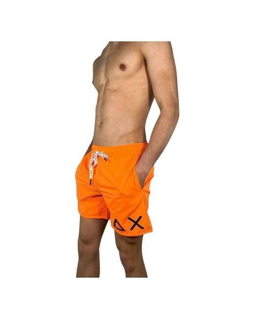 Sun 68 Orange Beachwear for men