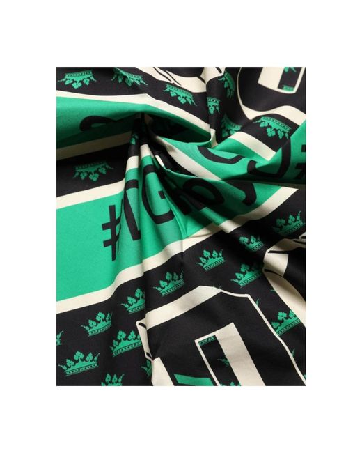Dolce & Gabbana Green Scarves for men
