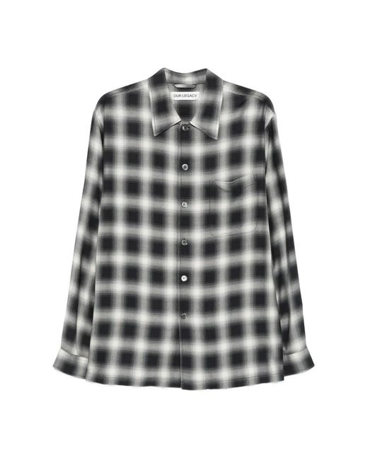 Our Legacy Gray Casual Shirts for men