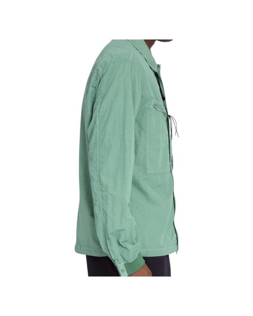 C P Company Stylische nylon overshirt jacke in Green für Herren