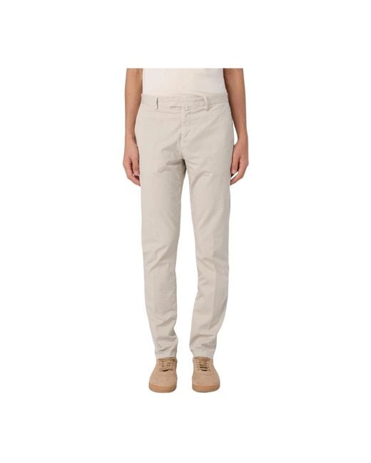 Chinos di Brooksfield in Natural da Uomo