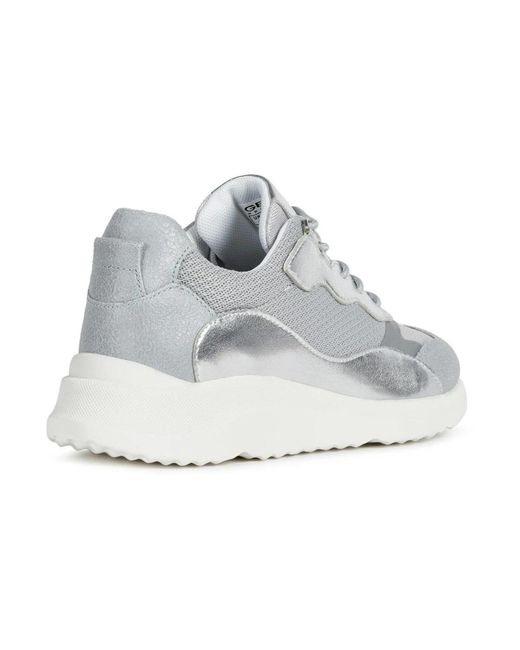 Geox White Silber ice sneakers diodiana