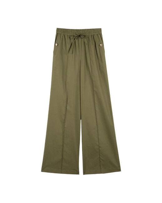 Twinset Green Wide Trousers