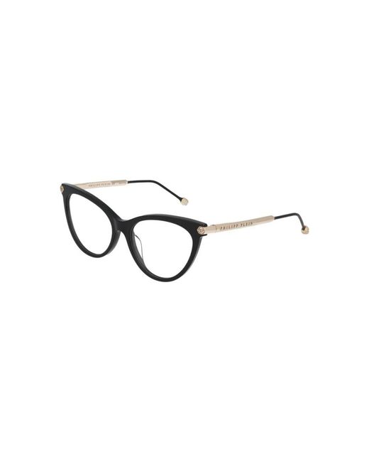 Philipp Plein Brown Cateye Optical Frame