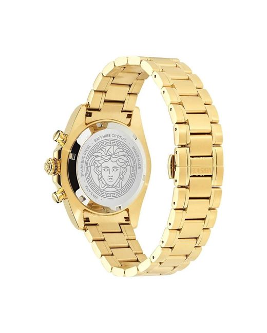 Versace Chronograph Uhr in Metallic für Herren