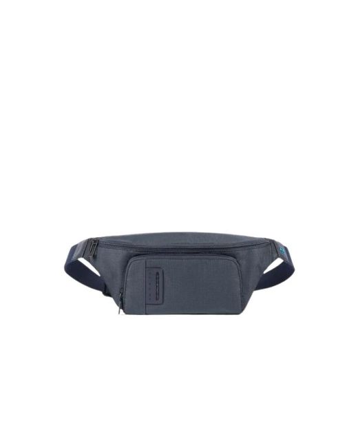 Piquadro Blue Bum Bags for men