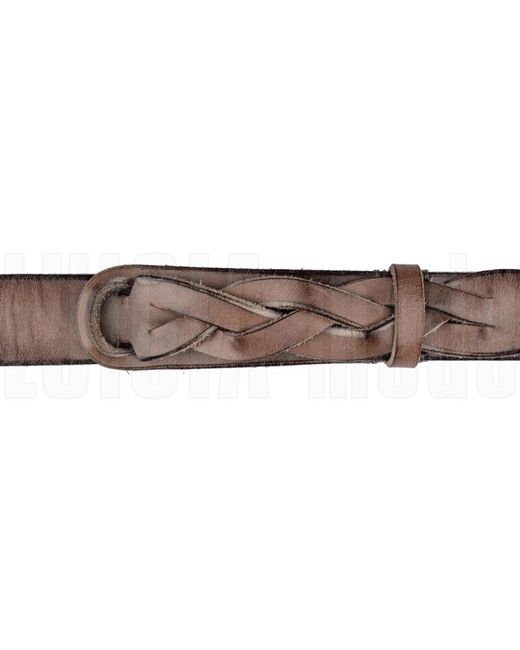 Orciani Accessoires ,Grijs ,Gesploze Wandelriem in het Brown voor heren