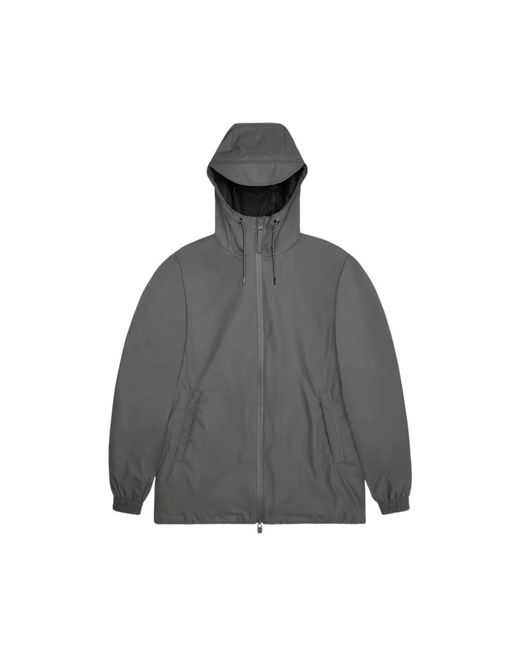 Rains Gray Rain Jackets for men
