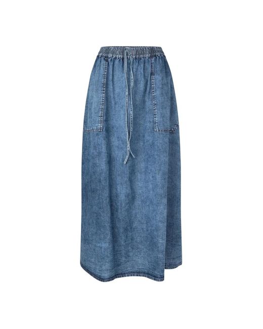 Lolly's Laundry Denim Skirts in het Blue