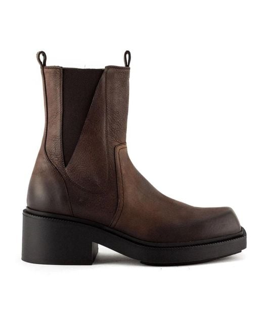 Vic Matié Women's Brown Heeled Boots