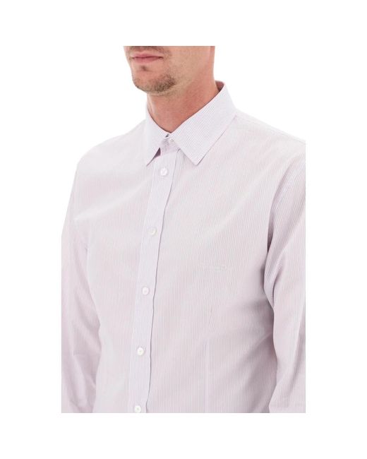 Dior Klassische weiße button-up bluse in White für Herren