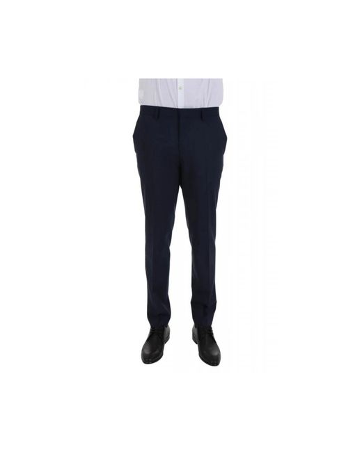 HUGO Blue Suit Trousers for men