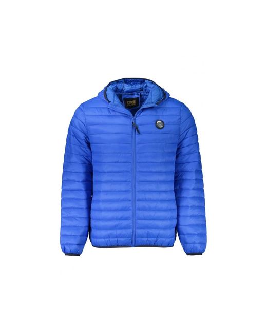 Roberto Cavalli Blue Winter Jackets for men