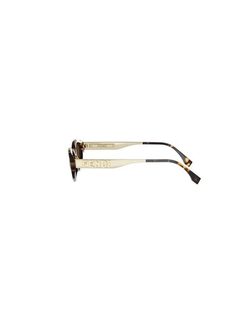 Fendi Metallic Sunglasses