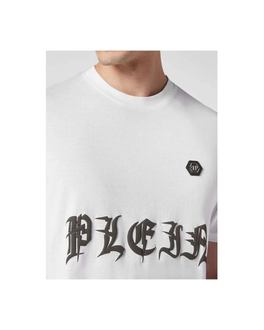 Philipp Plein Print Wit T-Shirt in het White voor heren