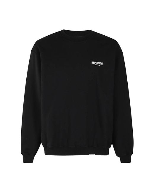Represent Black Sweatshirts for men
