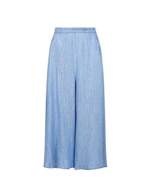Mes Demoiselles Blue Denim culottes mit unsichtbarem reißverschluss