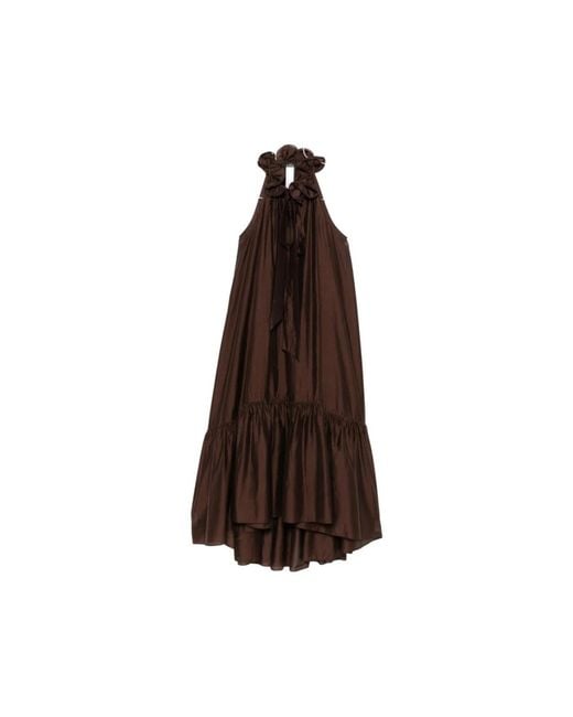 Twinset Brown Maxi Dresses