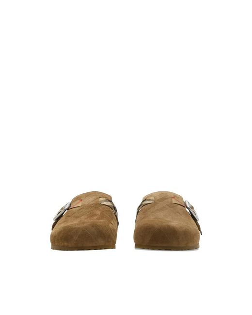 Burberry Brown Mules