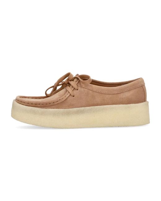 Clarks Brown Laced Shoes