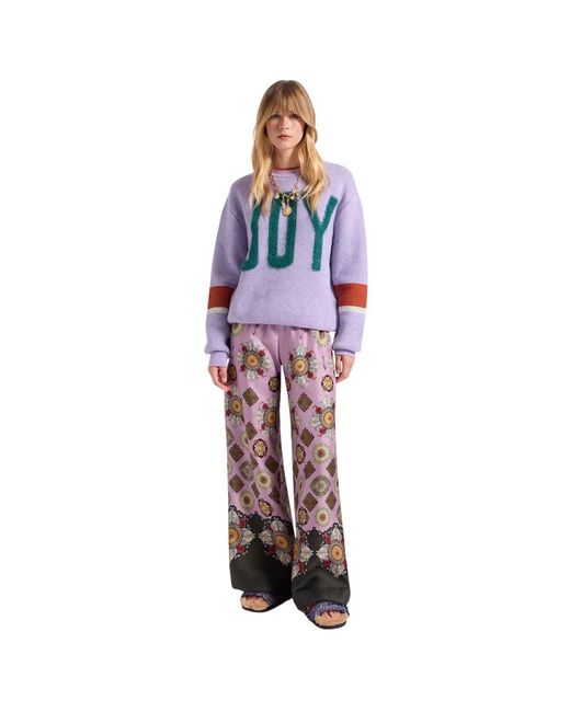 Wide Trousers di LaDoubleJ in Purple