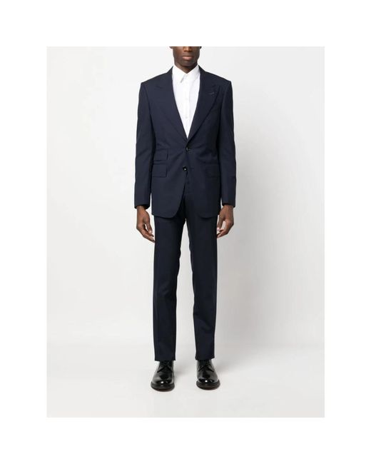 Suits > suit sets > single breasted suits Tom Ford pour homme en coloris Blue