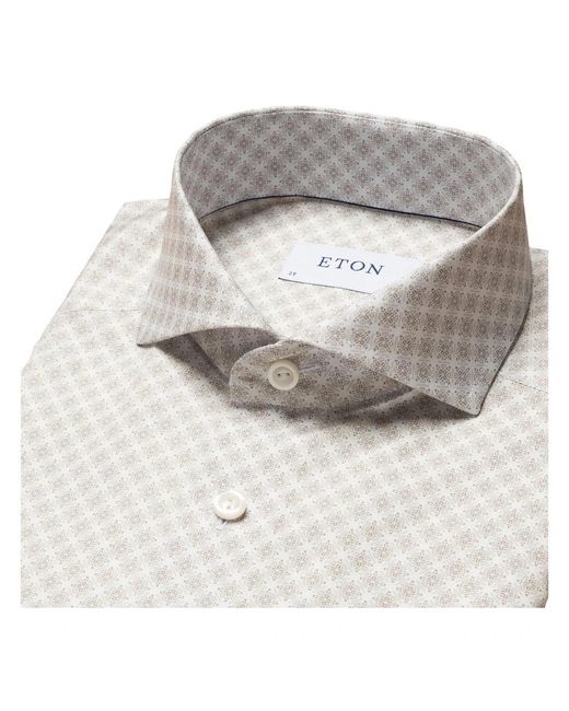 Eton of Sweden White Formal Shirts for men