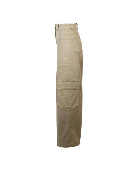 Peserico Natural Wide Trousers