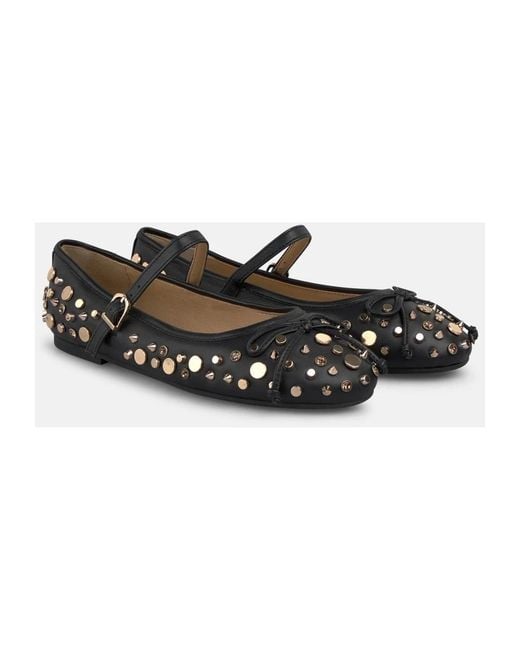 Alma En Pena. Black Ballerina Shoes