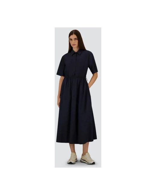 Herno Jurk Van Lichte Stretch Nylon in het Blue