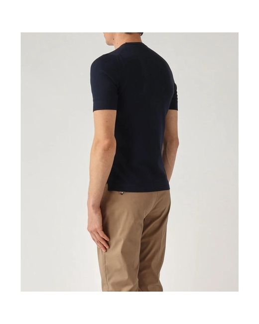 Gran Sasso Blue T-Shirts for men