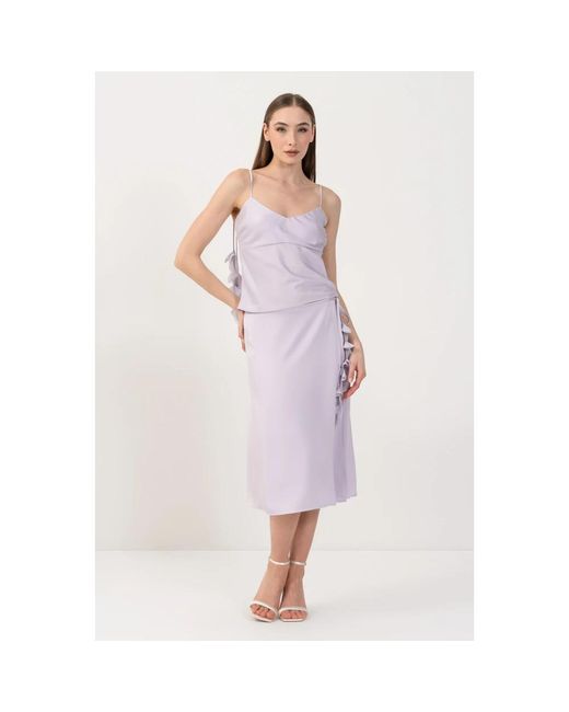 Kocca Purple Midi Skirts