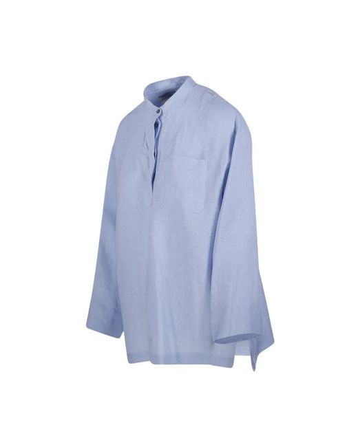 Max Mara Blue Blouses