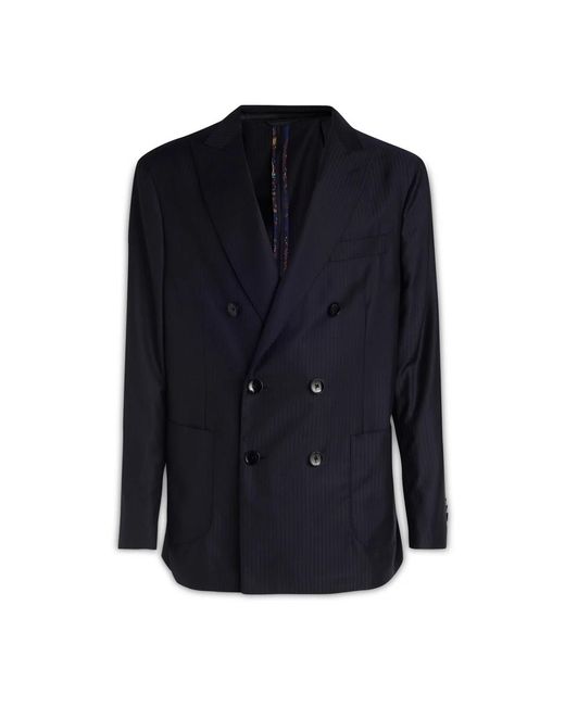Etro Blue Blazers for men
