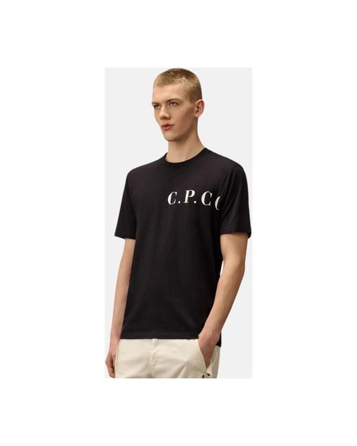 T-Shirts C P Company de hombre de color Black
