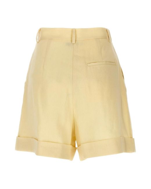 ANDAMANE Yellow Casual Shorts