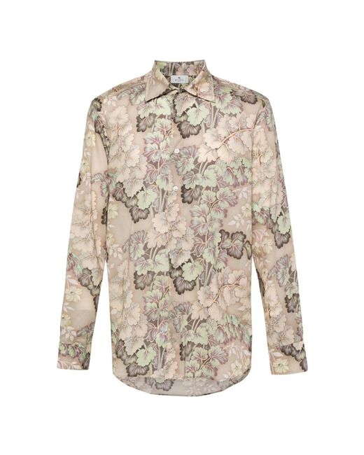 Etro Natural Casual Shirts for men