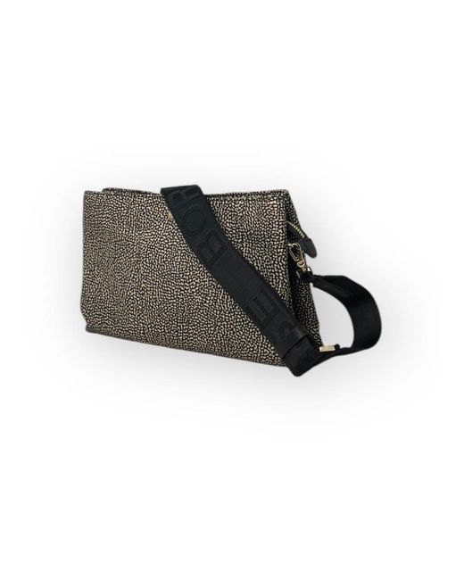 Borbonese Gray Cross over schultertasche